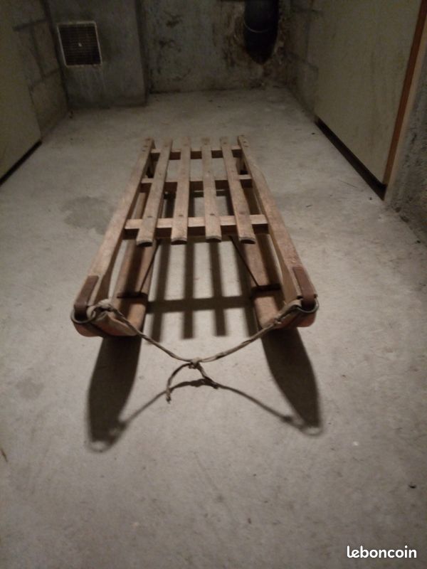 Luge bois Vintage (image 2)