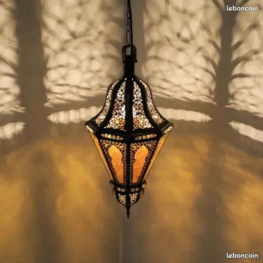 Plafonnier Marocain Simandra Shop - Étoile Berbère - Suspension Orientale