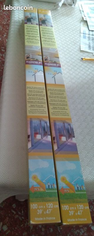 2 Films anti chaleur NEUFS pour velux Reflectiv SOL 102 - GDT 120 (image 1)