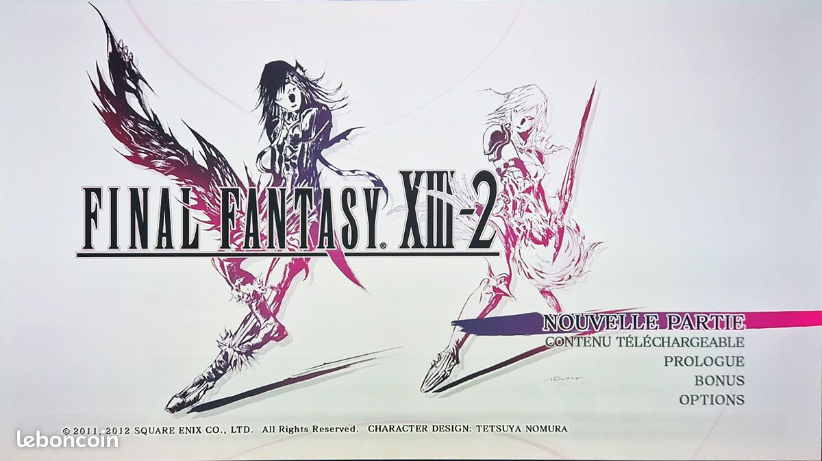 Final Fantasy XIII-2 Crystal Edition PS3 – Complet + T-shirt NEUF – Excellent état - Jeux vidéo