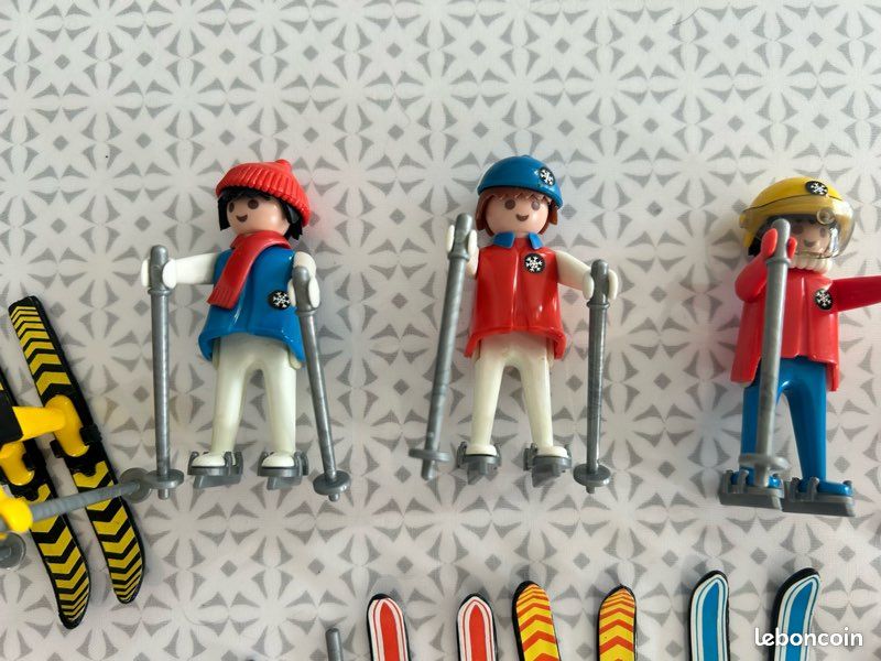 PLAYMOBIL 3682 SKIEUR vintage complet sport d hiver montagne EUR 5,00