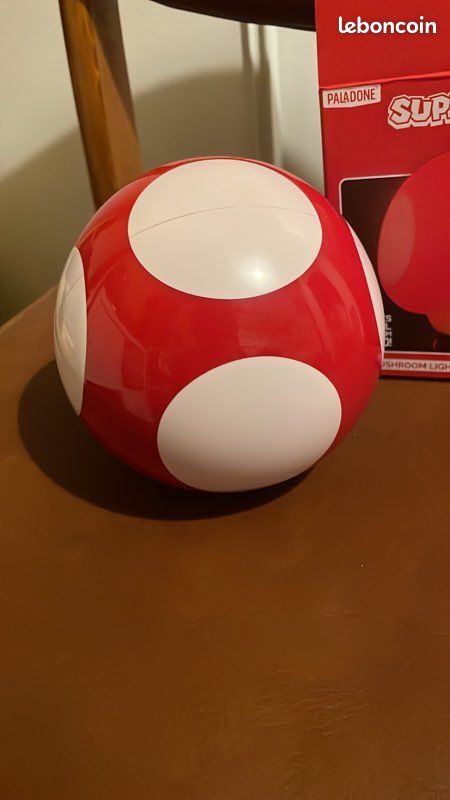 Lampe veilleuse Mario Champignon Super Mario Bros Paladone 12 cm de haut neuve en boite sans fil (image 4)