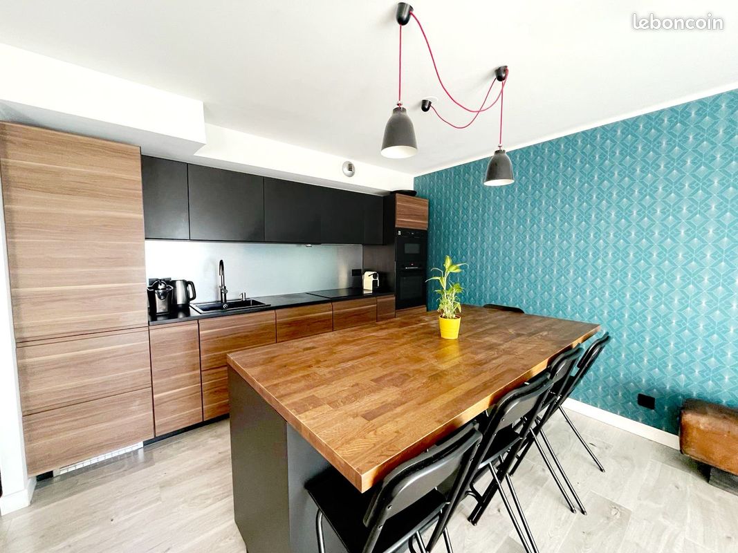 Cuisine IKEA + ilot central sur mesure (image 1)