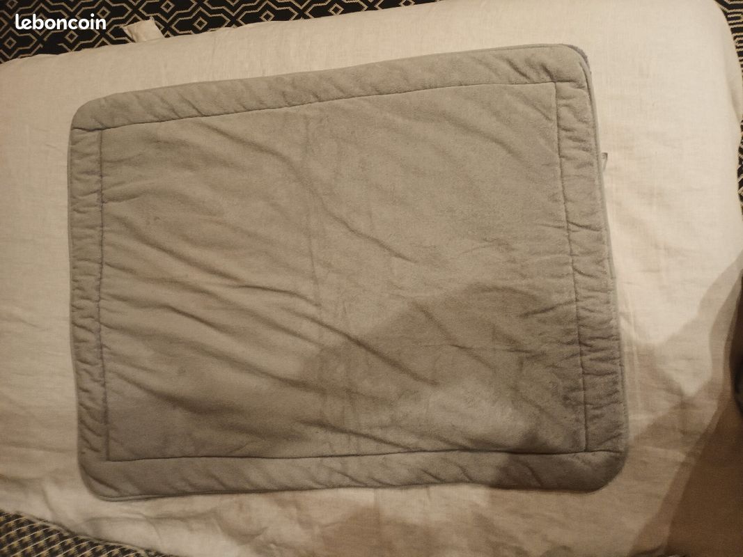 Bemini tapis de parc et de jeux pady softy et terry -gris (image 4)