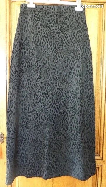 Jupe Noire Style Abat-jour (flare) - Taille 12, Polyester, Neuve Avec étiquette