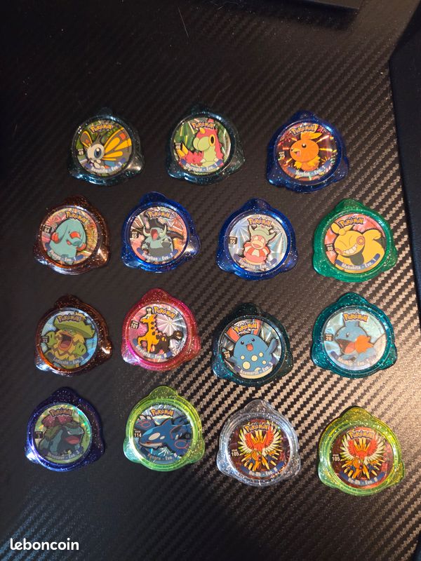 Lot De 42 Waps Pokémon – Jetons Panini – Occasion – état Visible En Photo