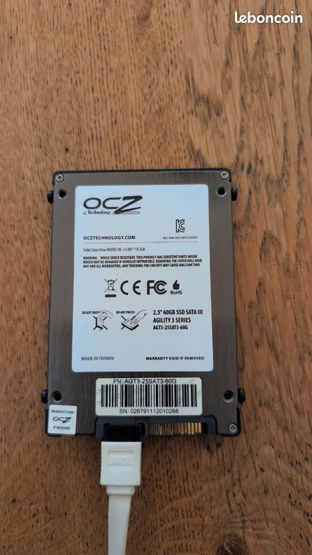 SSD OCZ 60gb Accessoires informatique