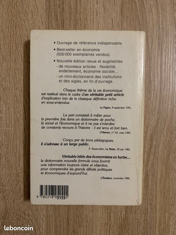 Dictionnaire économique et social : 100 articles thématiques, 1200 définitions - Janine Brémond / Alain Geledan (image 2)