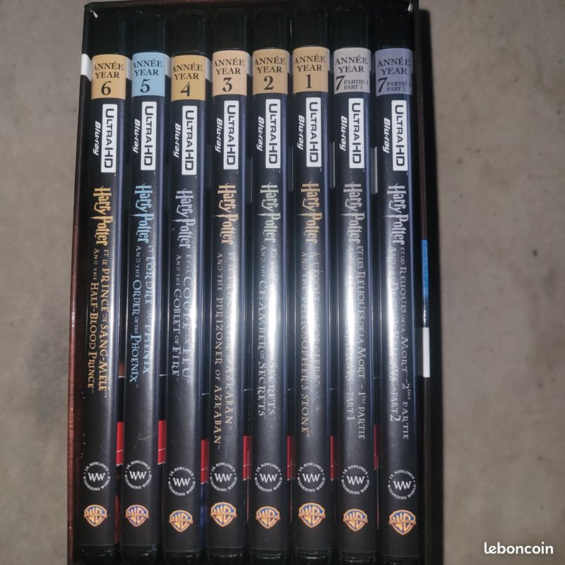 Harry Potter integrale 8 films coffret bluray 4k ultra HD (image 2)