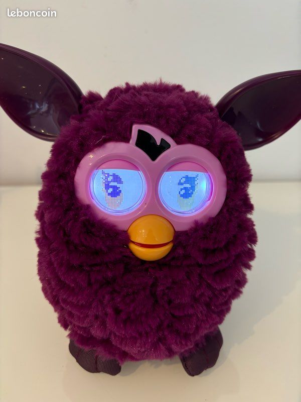 Hasbro 2012 #A006 Furby Plum Fairy purple peluche interactive prune violet lot rare vintage boom voodoo tiger retro animal interactif furbish galaxy furblets baby food cards collection SOP77 (image 11)