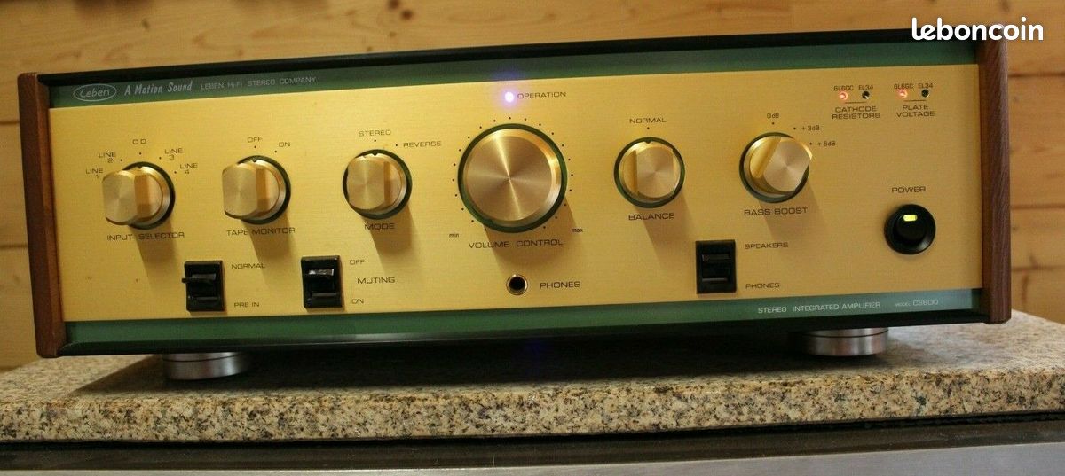 Ampli a tube leben cs 600 (image 2)