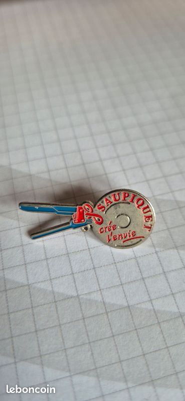 Pin's Saupiquet créé l'envie/ouvre boîte (image 1)