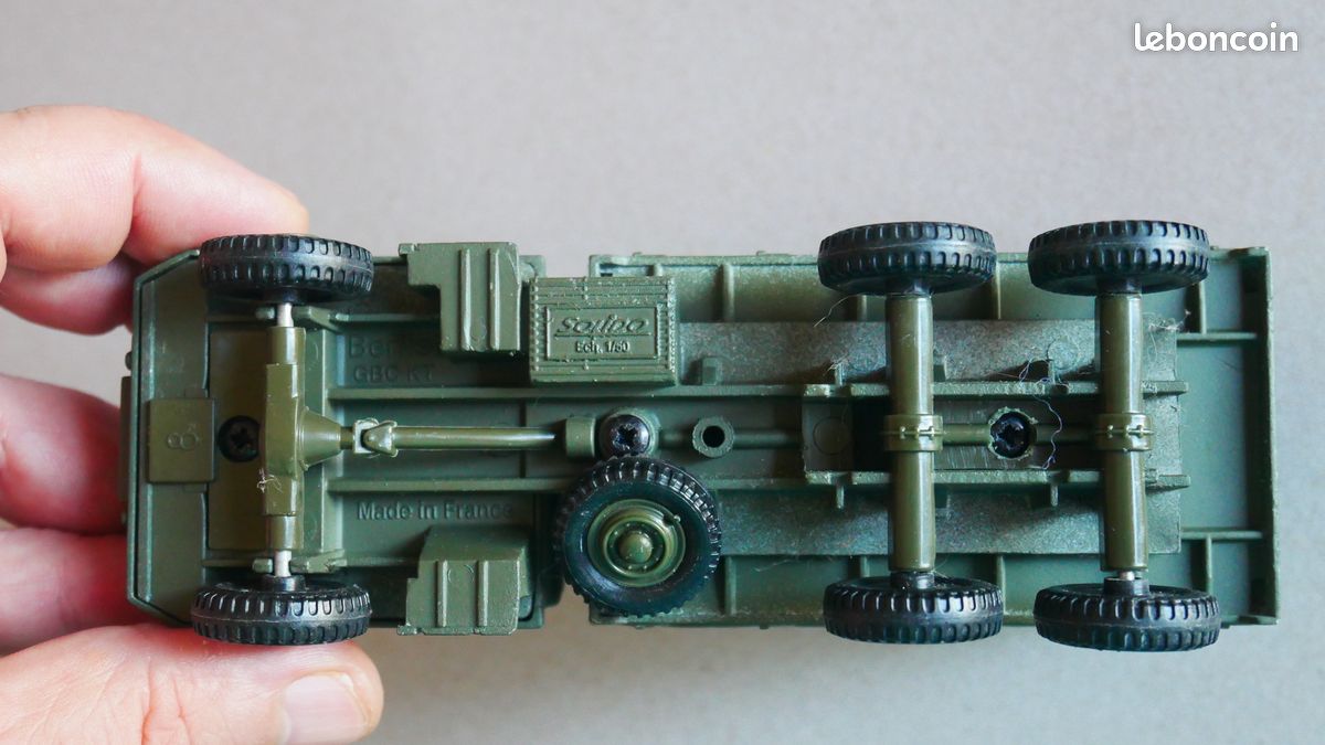 Modellino Solido 1:50 Camion Berliet GBC KT Militare Francese Usato
