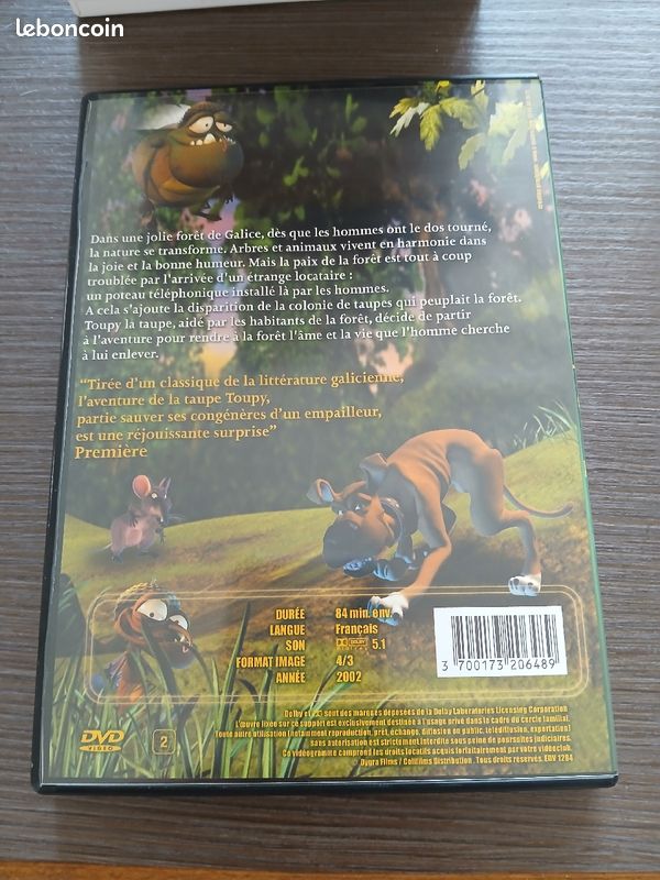 Lot de 5 DVD dessin animé (image 2)