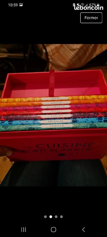 Coffret livres la cuisine porte bonheur (image 2)