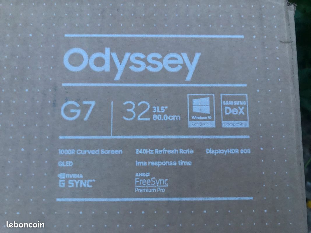 écran gaming samsung odyssey G7 32’’ (image 3)