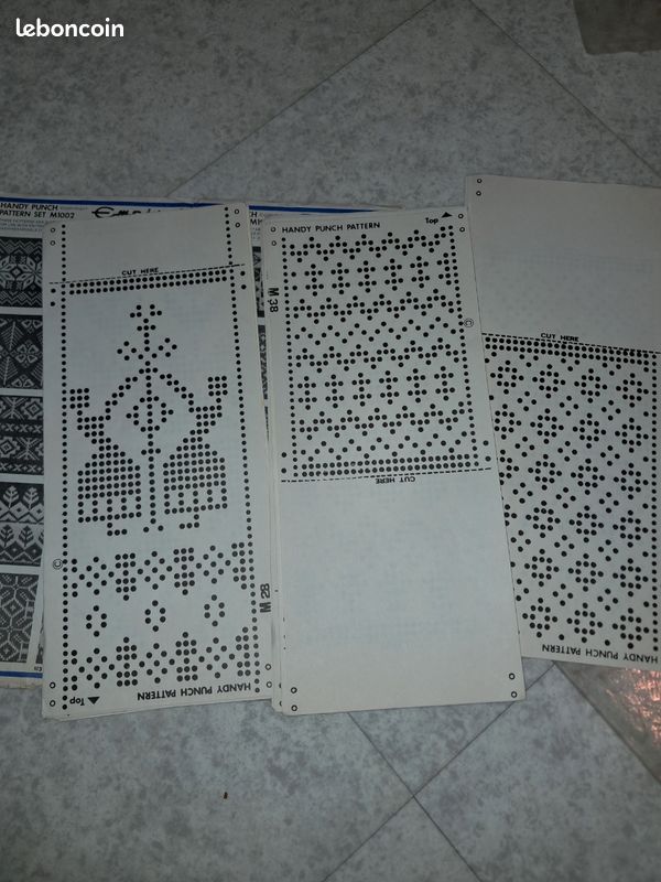 Lot De Cartes Perforées Informatique Anciennes – Époque Cobol / Fortran