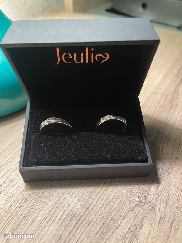 Jeulia Alliance Homme Classique Elégant en Argent Sterling