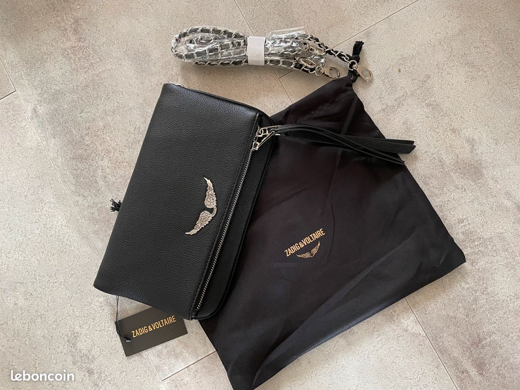 Sac à Main Femme Noir – Cuir PU, Chaîne Bandoulière – New Style été
