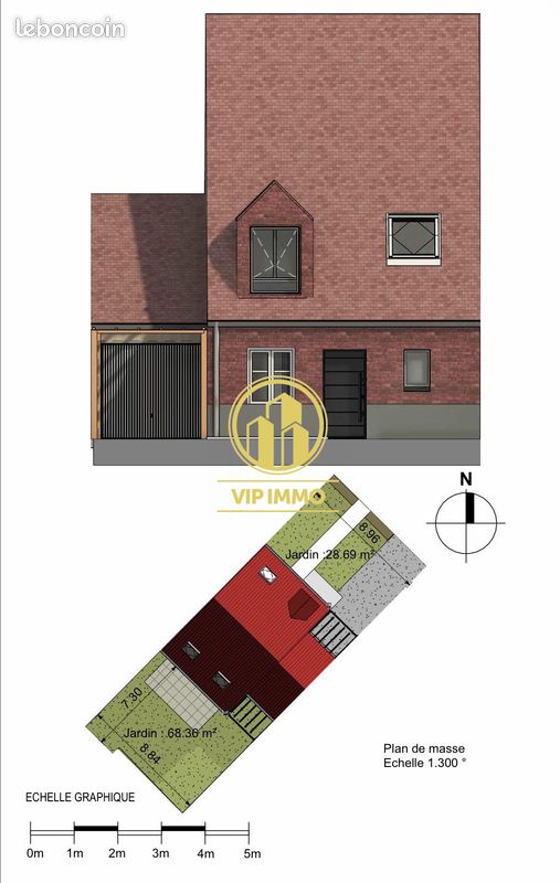 Maison 4 pièces 87 m² · à Gondecourt · 87 m² · 294 900 €