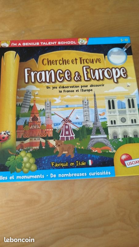 Jeu cherche et trouve France et Europe (image 1)