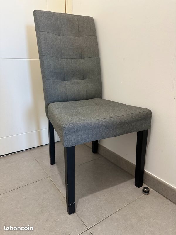 Chaises tissu x6 (image 1)