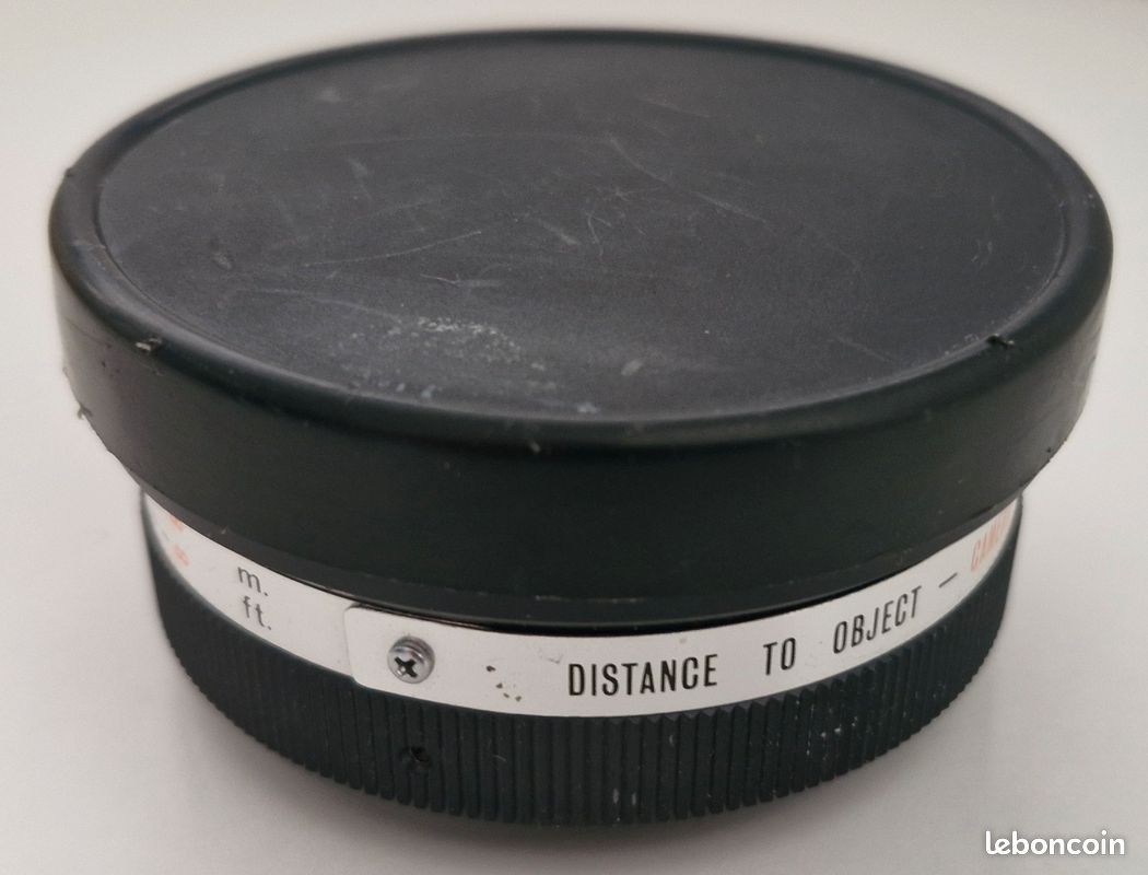 LOT DE 2 OBJECTIFS YASHICA YASHIKOR PETIT ET GRAND ANGLE SACOCHE Y501 ET Y412 BE