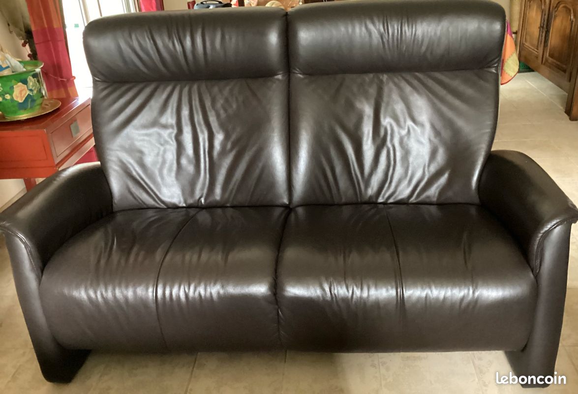 Canape cuir (image 1)