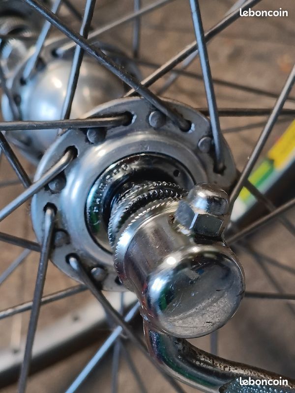 Écrou à Ailettes Vélo De Collection – Bronze Strié, Diamètre 9, Course Randonneuse