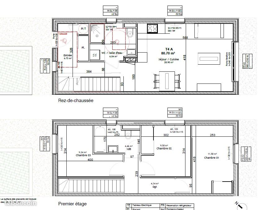 Maison 4 pièces 81 m² · à Poule-les-Écharmeaux · 81 m² · 833 €
