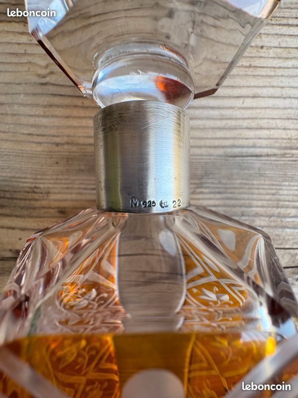 Carafe Art Déco Boho Tchèque par Karl Palda Bague argent massif (image 2)
