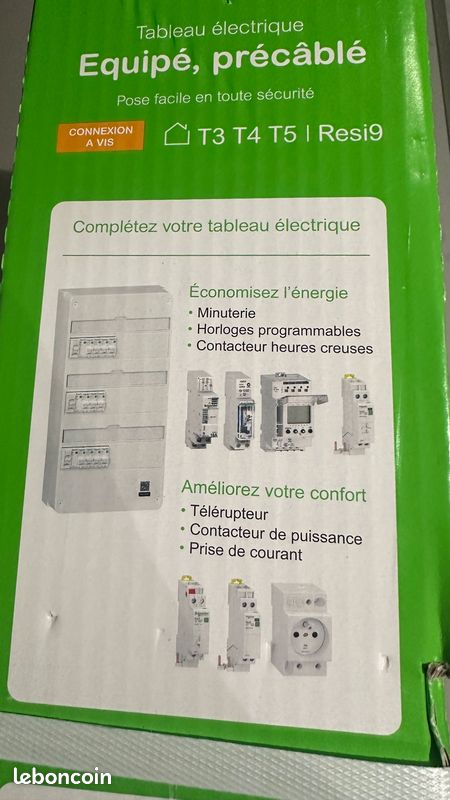 Tableau électrique Pré-équipé Schneider – Neuf, Prêt à Installer