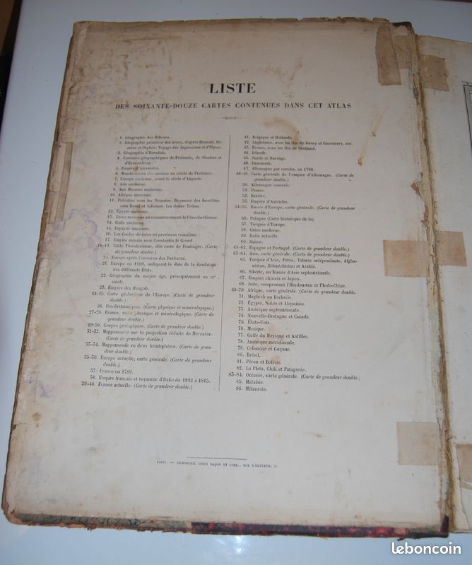Atlas géographique Malte-Brun Edition 1845 (image 3)