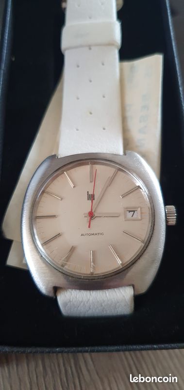 Boîtier De Montre Vintage En Acier Chromé Pour LIP Des Années 1970 - Neuf Sans étiquette