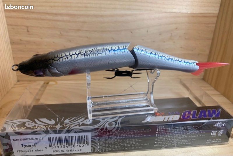 Leurre Gan Craft Jointed Claw 128 Salt - Flottant Articulé - AS-15 - 128mm - 3/4 Oz - Neuf
