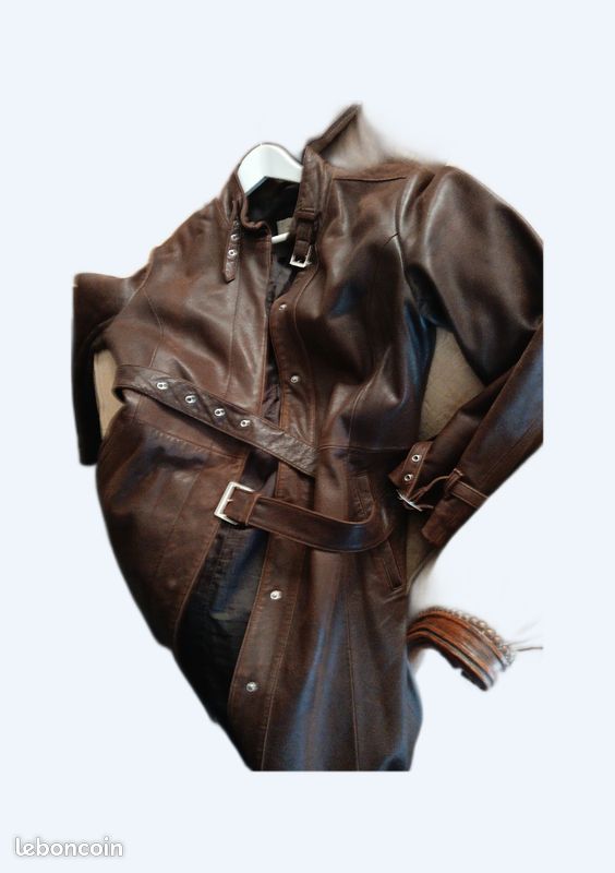 Veste cuir femme (image 1)