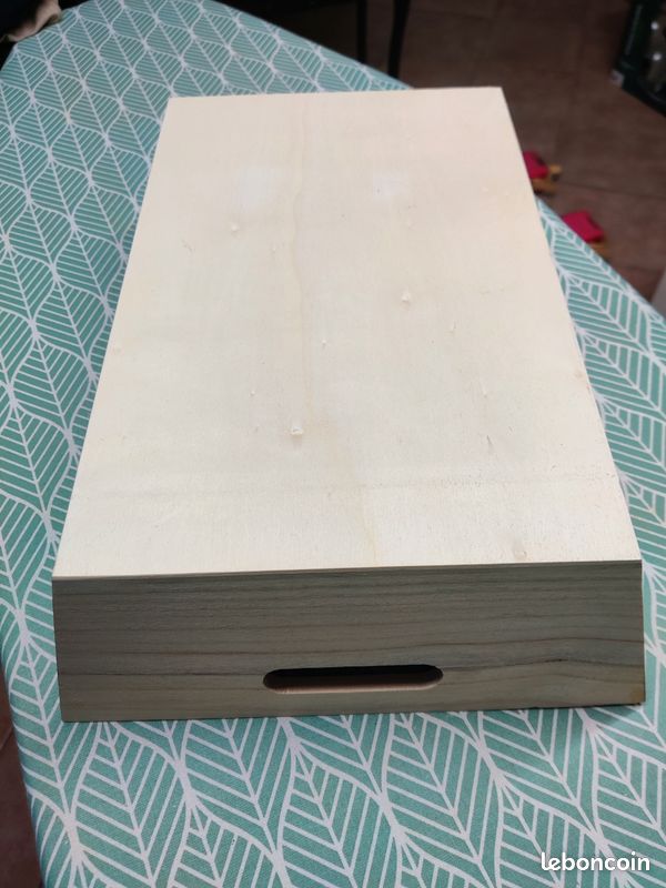 Boite decorative en bois clair (image 3)