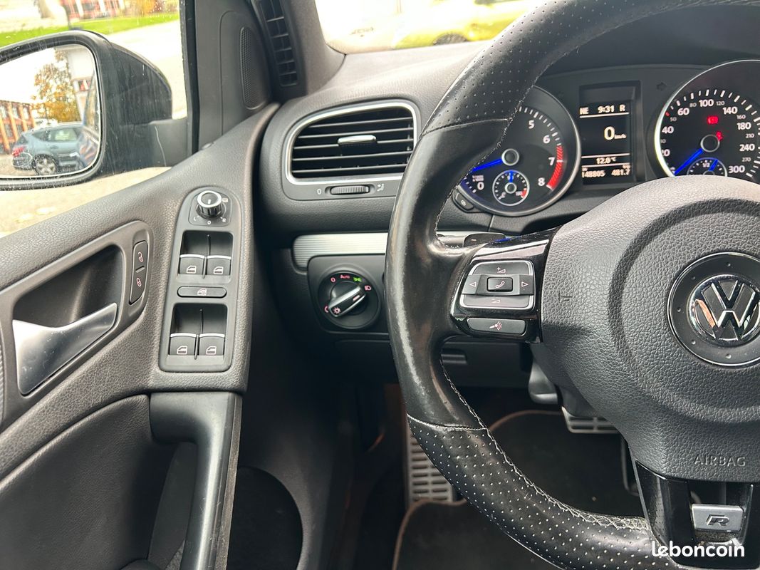 Volkswagen golf 6 r-line-2.0 tsi 270ch-bva-ligne inox-garantie 6 mois (image 22)