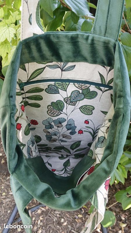 Sac tote bag fait main unique (image 3)