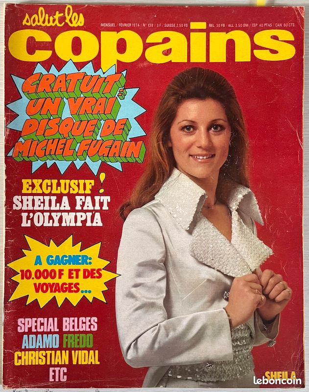 Revue magazine SALUT LES COPAINS n°138 (février 1974) - Collection