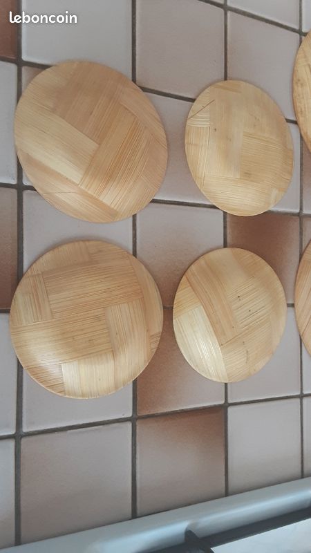 6 coupelles en bambou deco asiatique (image 6)