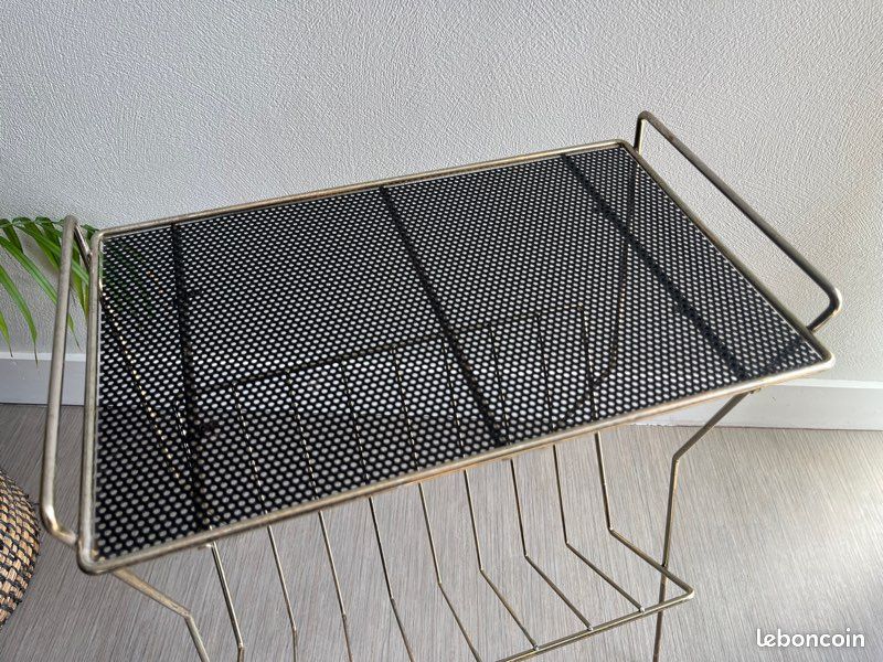 Sellette dorée / bout de canapé/ Table d’appoint vintage (image 3)