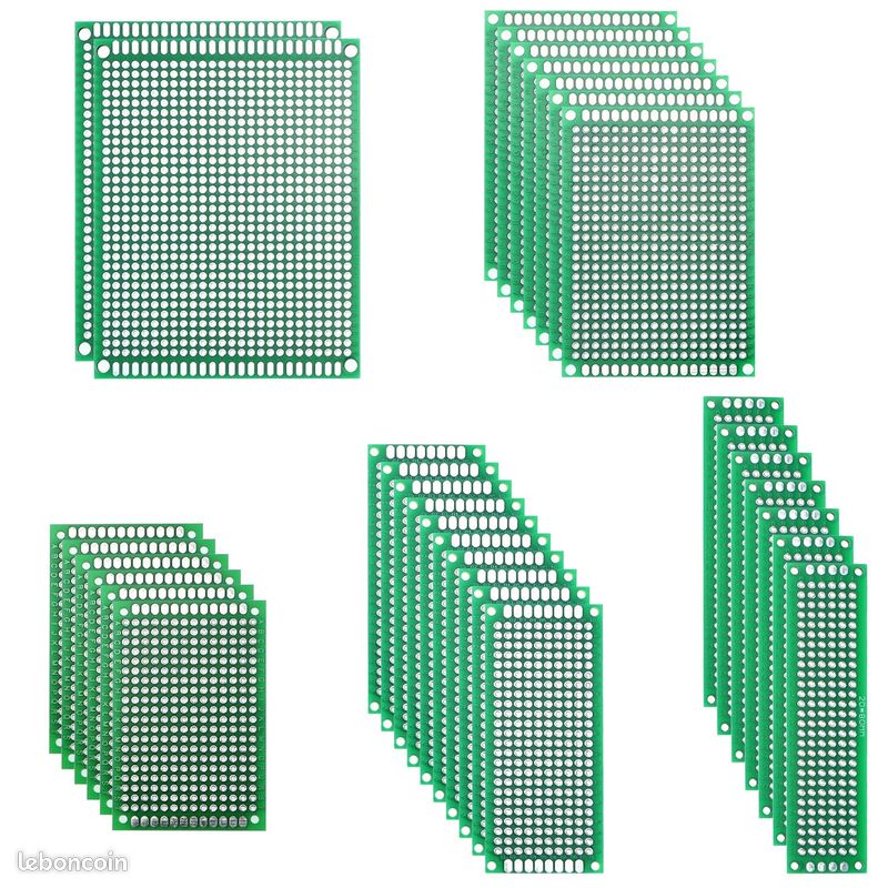 YOKIVE 2 Pcs PCB Cuivre Panneau FR4 Simple Face - Cartes Circuits Imprimés Vierges 150x100x1mm