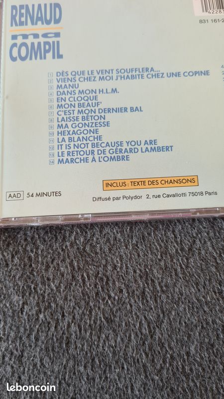 2 CD Compilations RENAUD (image 2)