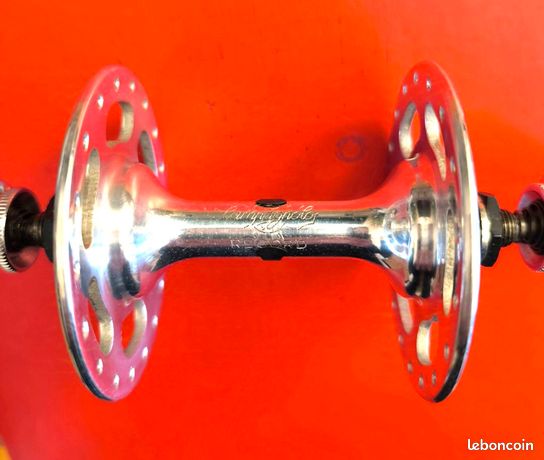 Moyeu Avant CAMPAGNOLO RECORD Titane 36 Trous – état Très Propre, Vintage Italie