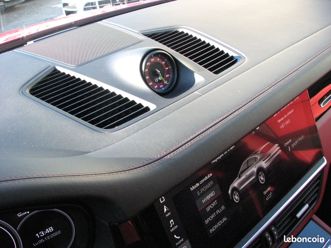 Porsche cayenne coupe e-hybrid 5pl 462 cv aerokit sportdesign francais limpide échange reprise possible (image 10)