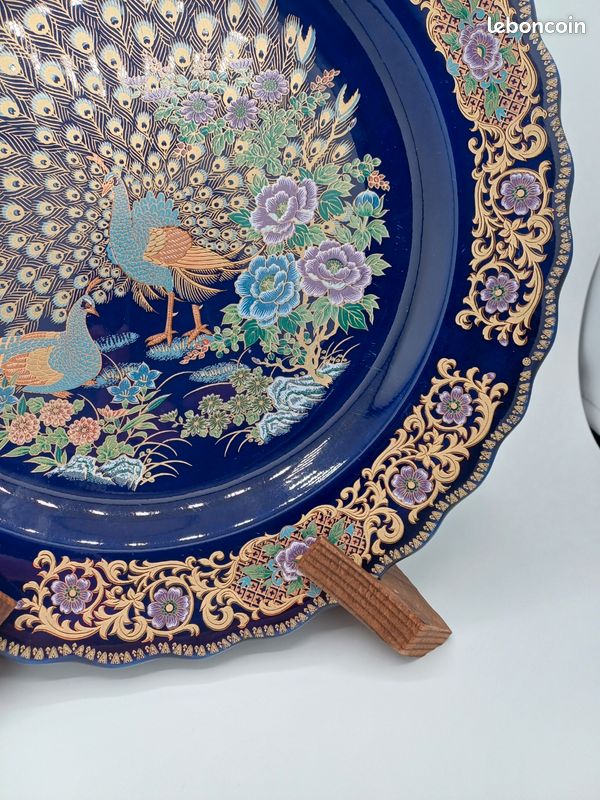 Assiette Taous (paons) d'inspiration Marocaine - FR