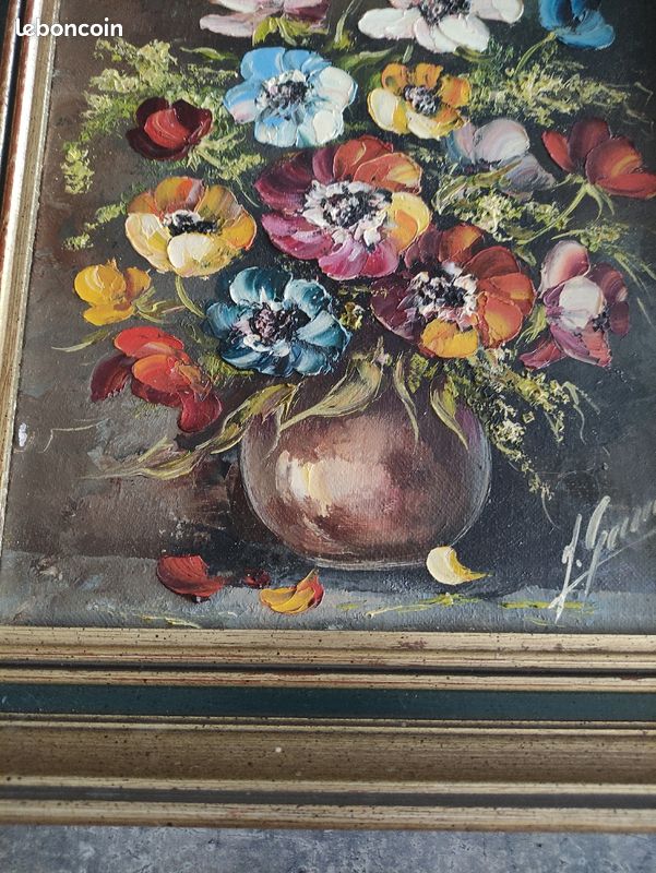 Tableau florales en peinture p41 (image 2)