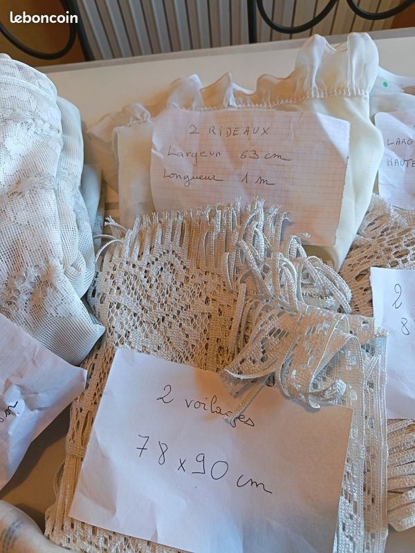 Lot 16 voilages (image 5)
