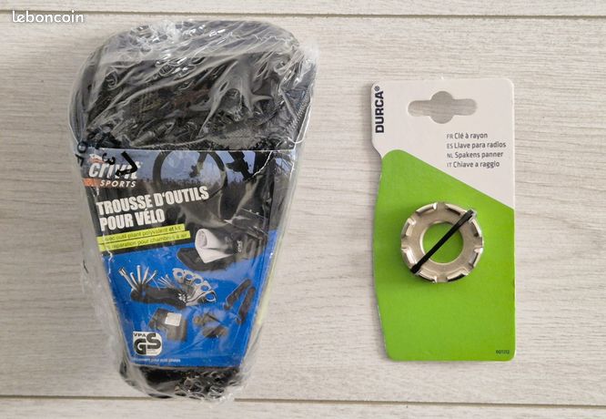 Trousse à Outils De Vélo Vintage En Cuir - Ancienne Et Complète Avec Outils